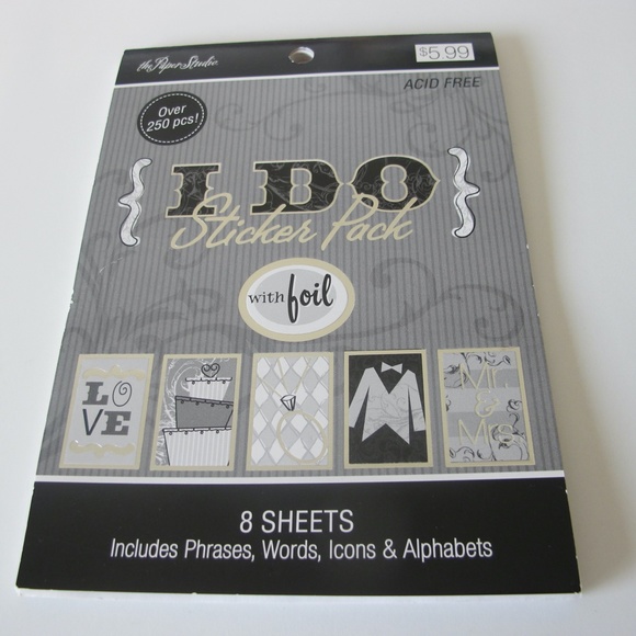 Scrapbooking Sticker Bundle For Paper Crafts Wedding Love - Picture 9 of 16